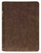 NIV Life Application Study Bible Brown Thumb Indexed (Red Letter Edition) (3rd Edition) Bonded Leather