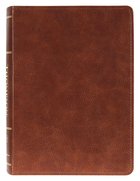 KJV Thompson Chain-Reference Bible Brown (Red Letter Edition) Premium Imitation Leather
