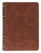 KJV Thompson Chain-Reference Bible Handy Size Brown (Red Letter Edition) Premium Imitation Leather