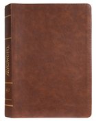 KJV Thompson Chain-Reference Bible Large Print Brown (Red Letter Edition) Premium Imitation Leather