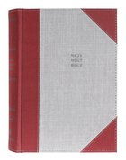 NKJV Reference Bible Super Giant Print Gray/Red (Red Letter Edition) Hardback