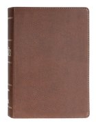 NIV Open Bible Brown (Red Letter Edition) Premium Imitation Leather