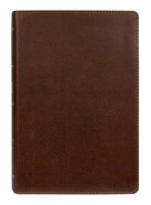 NIV Open Bible Brown Thumb Indexed (Red Letter Edition) Premium Imitation Leather