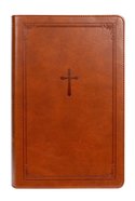 NKJV End-Of-Verse Reference Bible Personal Size Large Print Brown (Red Letter Edition) Premium Imitation Leather