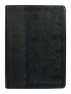 NKJV End-Of-Verse Reference Bible Personal Size Large Print Black Indexed (Red Letter Edition) Premium Imitation Leather