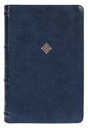 NKJV Thinline Bible Navy Thumb Indexed (Red Letter Edition) Premium Imitation Leather