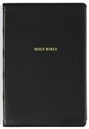 NKJV Reference Bible Center-Column Giant Print Black (Red Letter Edition) Premium Imitation Leather