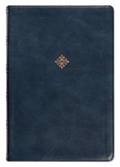 NKJV Reference Bible Center-Column Giant Print Blue (Red Letter Edition) Premium Imitation Leather