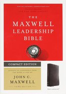 NKJV Maxwell Leadership Bible Compact Black (3rd Edition) Premium Imitation Leather