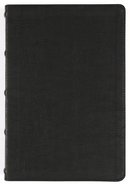 KJV Large Print Verse-By-Verse Reference Bible Maclaren Series Black Premium Imitation Leather