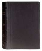 ESV Single Column Journaling Bible Large Print Deep Brown (Black Letter Edition) Genuine Leather