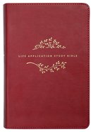 NIV Life Application Study Bible 3rd Edition Personal Size Berry Indexed (Black Letter Edition) Imitation Leather