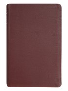 KJV Personal Size Giant Print Bible Filament Enabled Edition Burgundy (Red Letter Edition) Genuine Leather