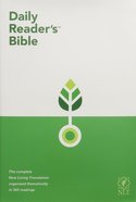 NLT Daily Reader's Bible (Red Letter Edition) Hardback