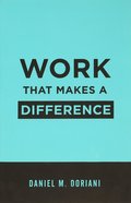 Work That Makes a Difference Paperback