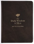 The KJV Daily Wisdom For Men Devotional Bible (Red Letter Edition) Hardback