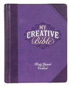 KJV My Creative Bible Purple Imitation Leather Over Hardback