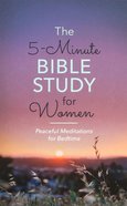5-Minute Bible Study For Women: The Peaceful Meditations For Bedtime Paperback