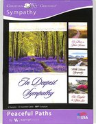 Boxed Cards: Sympathy - Peaceful Paths (4 Designs, 12 Assorted Cards, Niv) Box