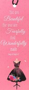 Bookmark With Tassel: You Are Beautiful For You Are Fearfully and Wonderfully Made Stationery