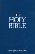 KJV Holy Bible Blue (Black Letter Edition) Paperback