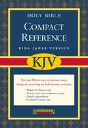 KJV Hendrickson Compact Reference Large Print Burgundy (Red Letter Edition) Bonded Leather