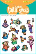 Winter Kids (6 Sheets, 72 Stickers) (Stickers Faith That Sticks Series) Stickers