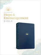NLT Dayspring Hope & Encouragement Bible Navy Blue Imitation Leather