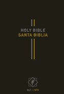 Nlt/Ntv Bilingual Spanish/English Bible Black Hardback