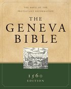 Geneva Bible, the 1560 Edition Black Genuine Leather