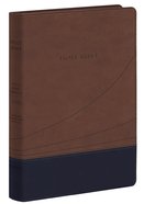 KJV Large Print Thinline Reference Bible Cocoa/Black Imitation Leather