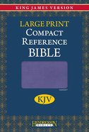 KJV Hendrickson Compact Reference Large Print Lilac Flexisoft Imitation Leather