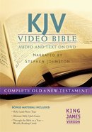KJV Video Bible Narrated By Stephen Johnston (Audio And Text On DVD Voice Only) DVD