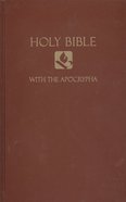 NRSV Pew Bible With Apocrypha Brown Hardback