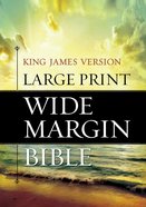 KJV Large Print Wide Margin Bible Hardback