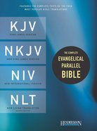 Kjv/Nkjv/Niv/Nlt Complete Evangelical Parallel Brown/Tan Flexi Back