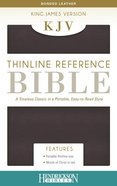 KJV Thinline Bible Burgundy Bonded Leather