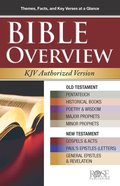 Bible Overview KJV Authorized Version (Rose Guide Series) Pamphlet