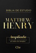 Rvr Biblia De Estudio Matthew Henry Negro Con Ndice Premium Imitation Leather
