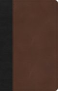 CSB Thinline Bible Black/Brown (Red Letter Edition) Imitation Leather