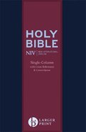 NIV Larger Print Compact Single Column Reference Bible Flexi Back