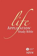 NIV Larger Print Life Application Study Bible Anglicised Hardback