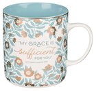 Ceramic Mug: My Grace is Sufficient For You (2 Cor. 12:9) (414 Ml) Homeware