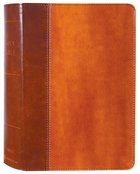 NIV Giant Print Compact Bible Brown (Red Letter Edition) Premium Imitation Leather