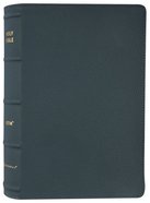 NIV Heritage Bible Passaggio Setting Buffalo Blue Line Matched (Black Letter Edition) Genuine Leather