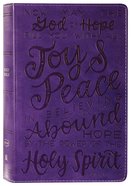 NKJV Holy Bible For Kids Verse Art Cover Collection Purple Premium Imitation Leather