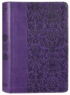 KJV Holy Bible Large Print Personal Size Reference Bible Purple (Red Letter Edition) Premium Imitation Leather