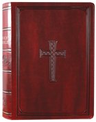 KJV Super Giant Print Bible Burgundy (Red Letter Edition) Imitation Leather