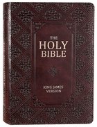 KJV Giant Print Bible Pattern Dark Brown (Red Letter Edition) Imitation Leather
