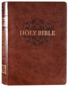 KJV Super Giant Print Bible Brown (Red Letter Edition) Imitation Leather